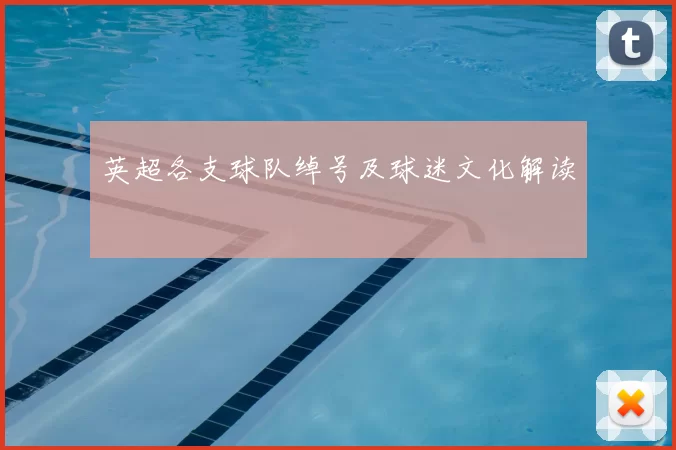 英超各支球队绰号及球迷文化解读