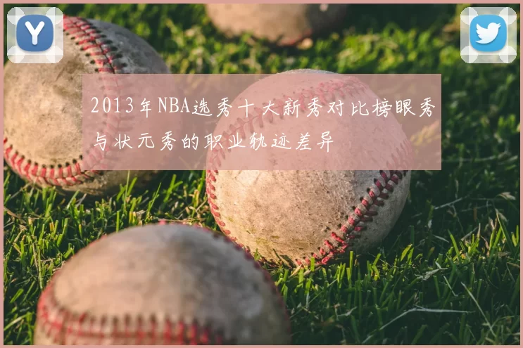 2013年NBA选秀十大新秀对比榜眼秀与状元秀的职业轨迹差异